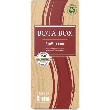 Bota Box RedVolution Red Blend California Box Wine, 3 L