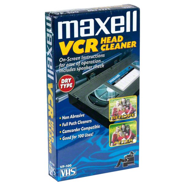 Maxell VCR Head Cleaner Dry Shop at HEB