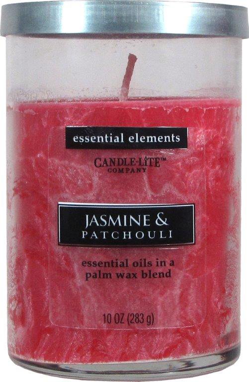 CandleLite Essential Elements Jasmine & Patchouli Palm Wax Candle