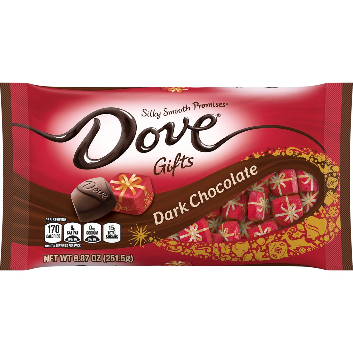Dove Gifts Dark Chocolate Holiday Candy; image 2 of 8