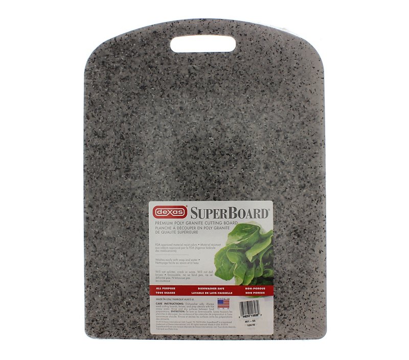 Dexas Jelli Cutting Board Natural and White Granite Pattern 8.5 by 11 inches 