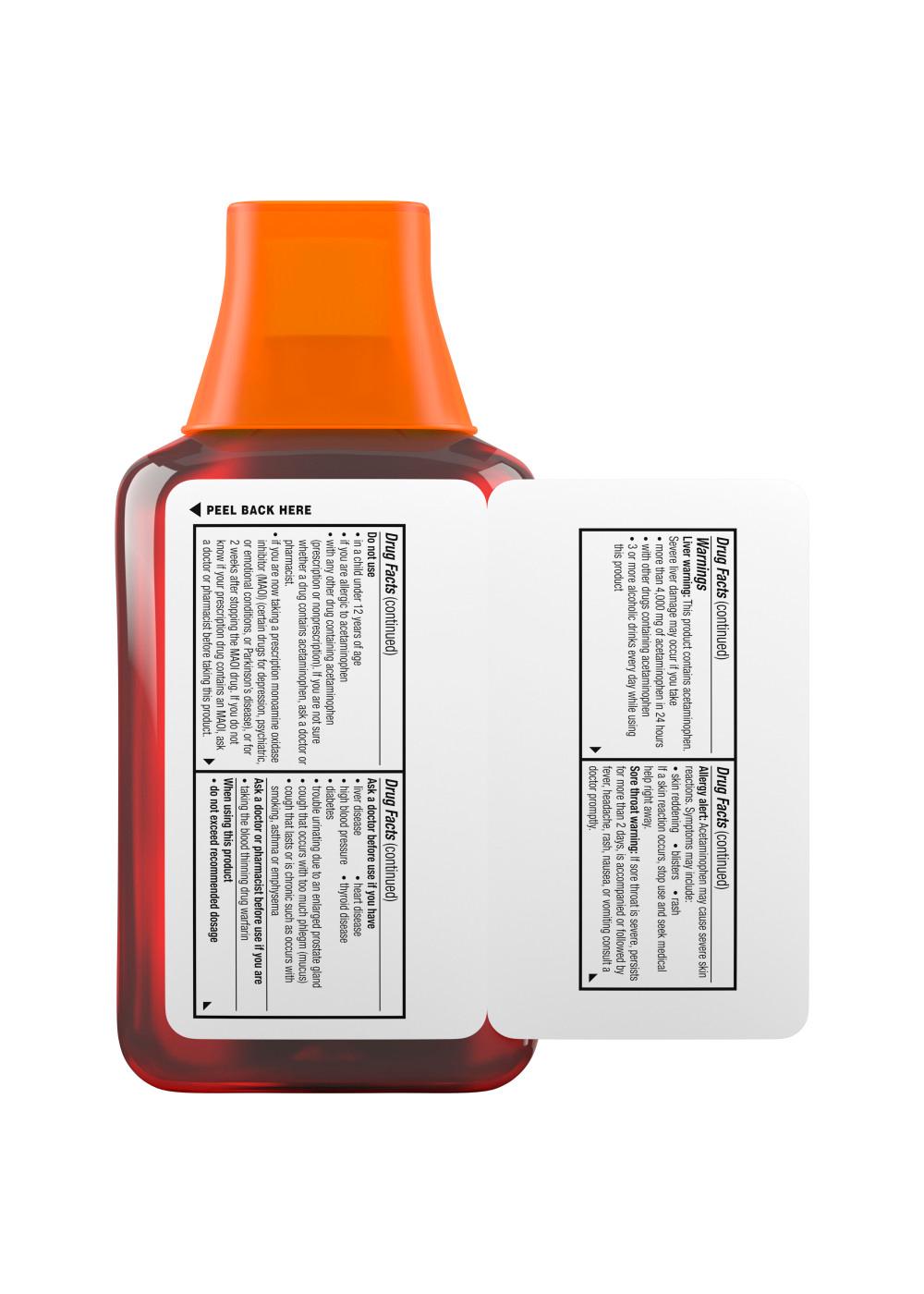 Theraflu Expressmax Daytime Severe Cold & Cough Liquid - Berry; image 6 of 10
