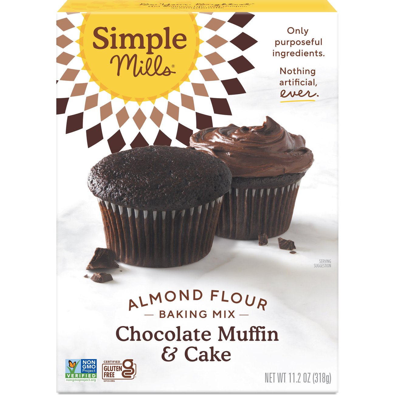 Simple Mills Chocolate Muffin and Cake Almond Flour Mix Shop Baking