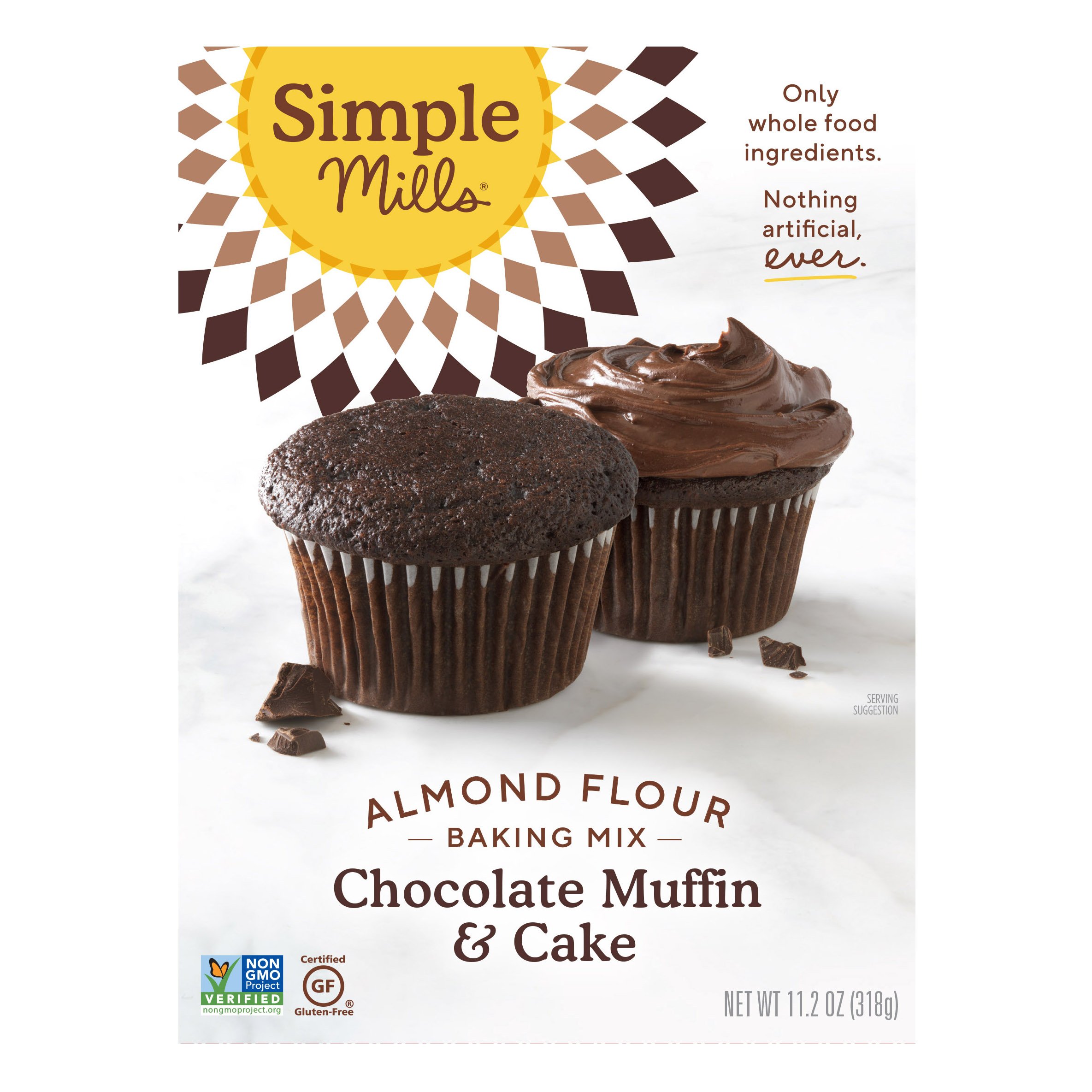 Simple Mills Almond Flour Chocolate Muffin & Cake Baking Mix - Shop