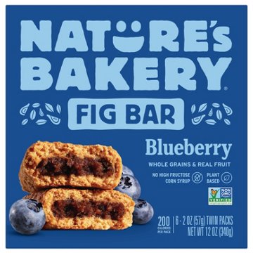 Nature's Bakery Fig Bars - Blueberry, 6 ct