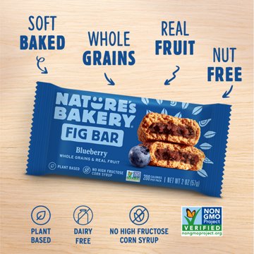 Nature's Bakery Fig Bars - Blueberry, 6 ct