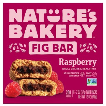 Nature's Bakery Fig Bars - Raspberry, 6 ct