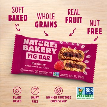 Nature's Bakery Fig Bars - Raspberry, 6 ct