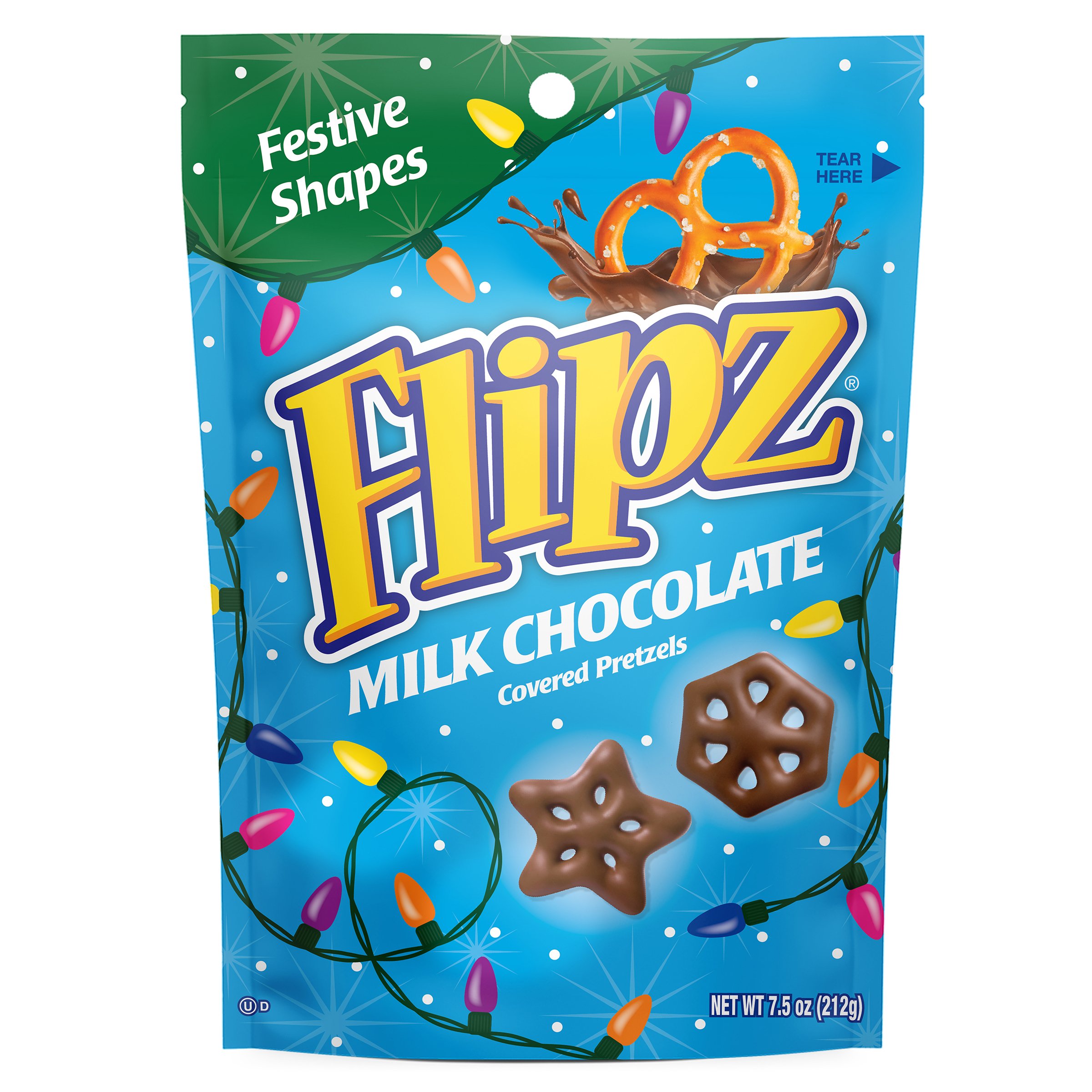 Flipz Milk Chocolate Covered Holiday Shapes Pretzels Shop Candy at HEB