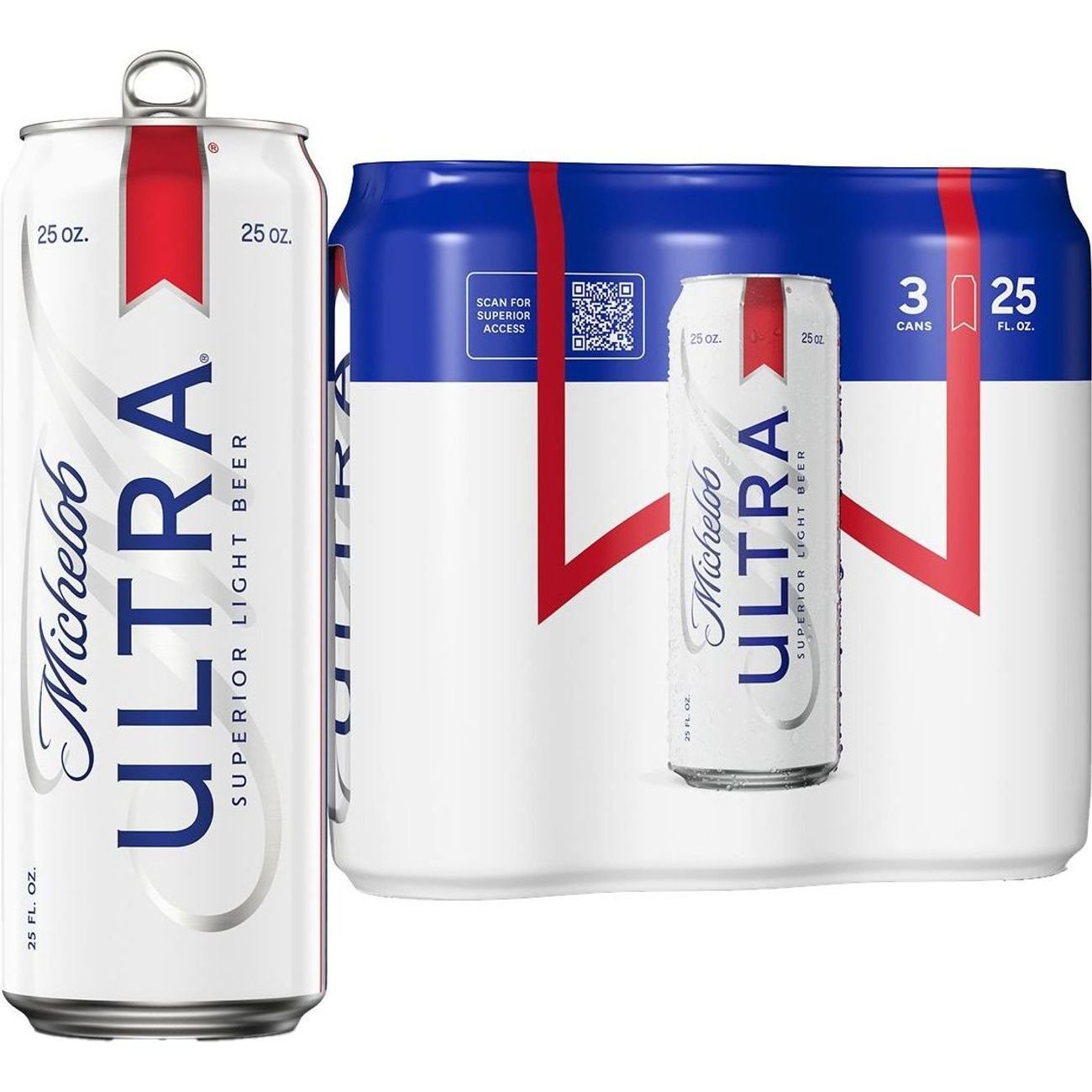 Michelob Ultra Light Beer 25 oz Cans - Shop Beer at H-E-B