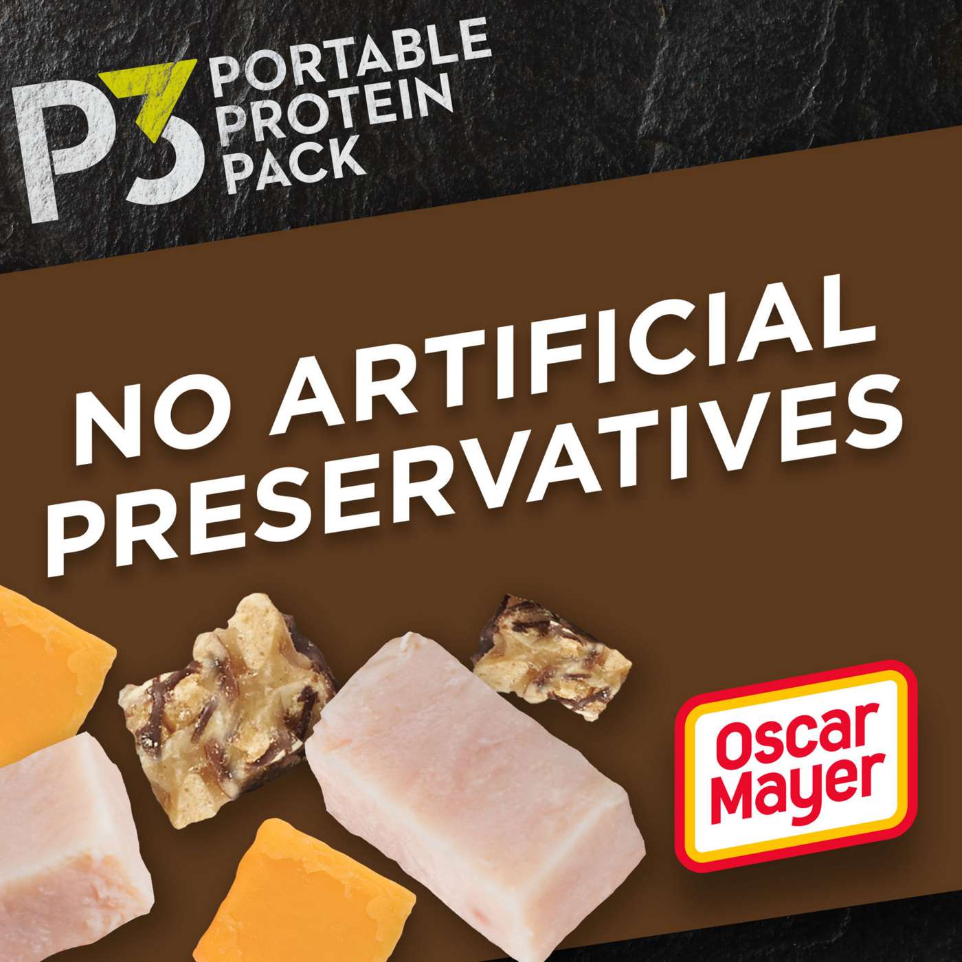 P3 Portable Protein Pack Snack Tray - Dark Chocolate Nut Clusters, Turkey & Cheddar; image 6 of 6