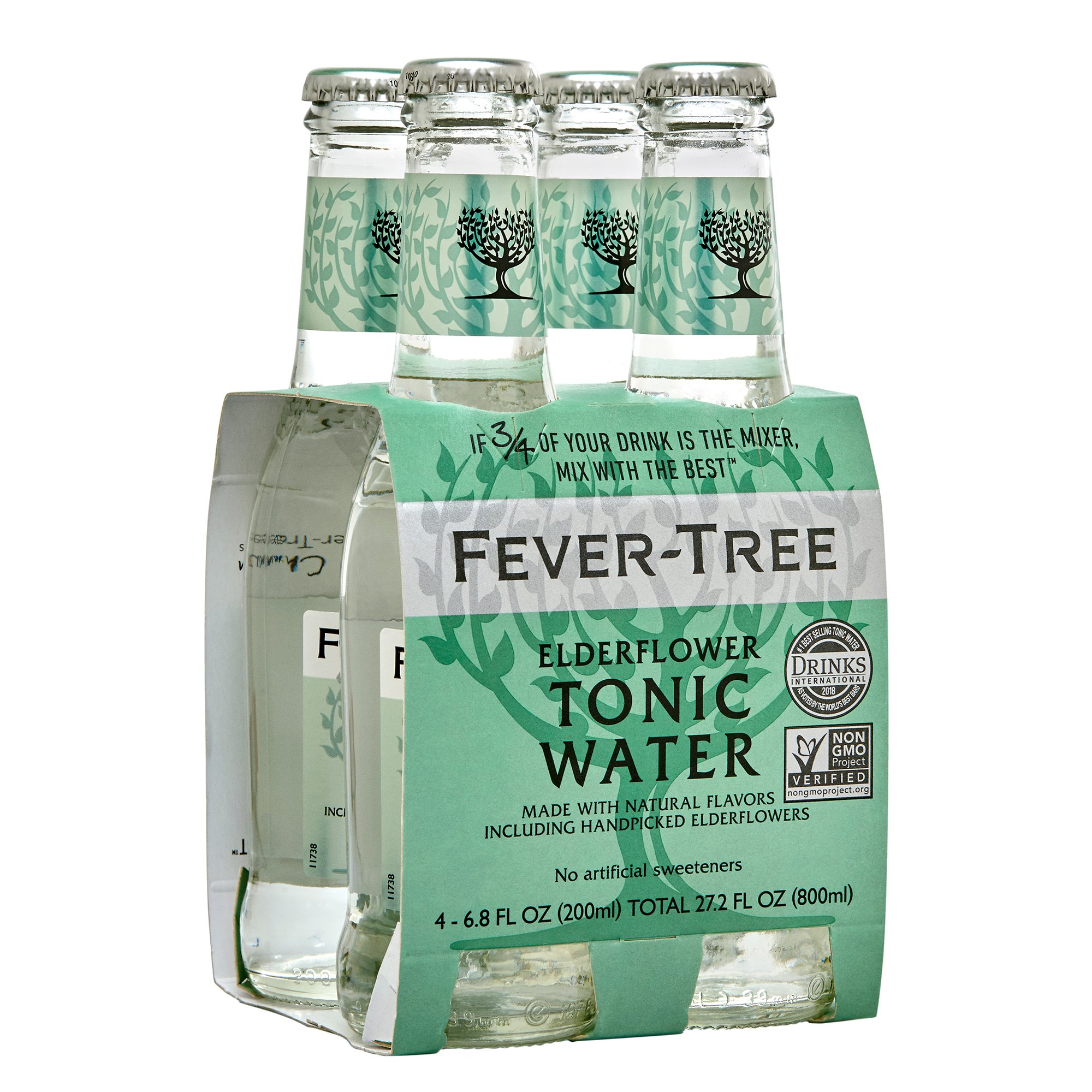 FeverTree Elderflower Tonic Water 6.8 oz Bottles Shop Beer & Wine at