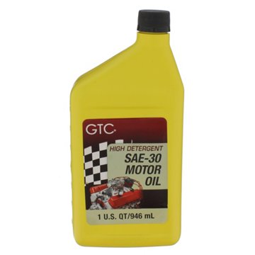 GTC High Detergent SAE-30 HD Motor Oil, 1 qt