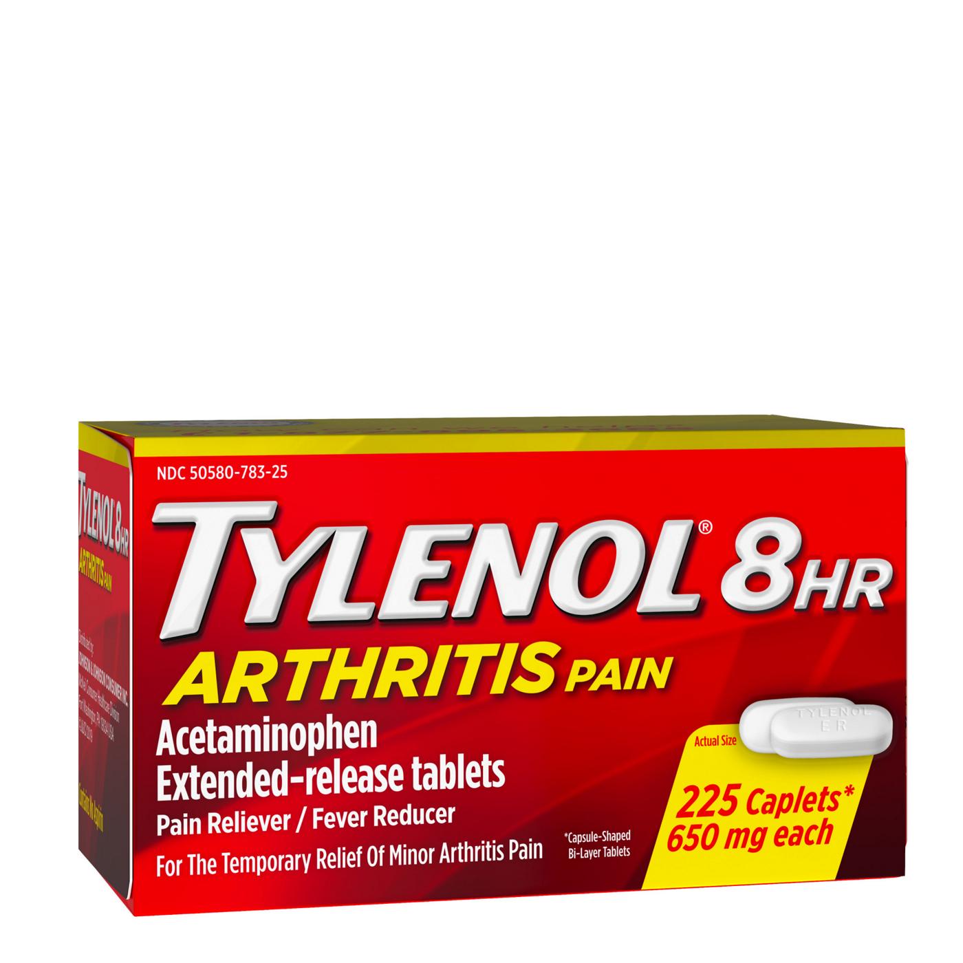 Tylenol 8-hr Arthritis Pain Relief Acetaminophen Caplets; image 7 of 8