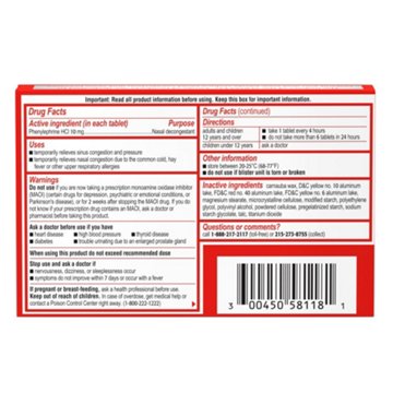 Sudafed Maximum Strength Non-Drowsy Sinus Decongestant