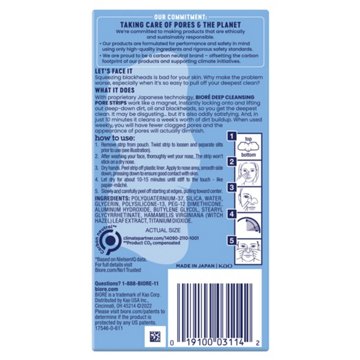 Bioré Original Deep Cleansing Pore Strips, 14 ct