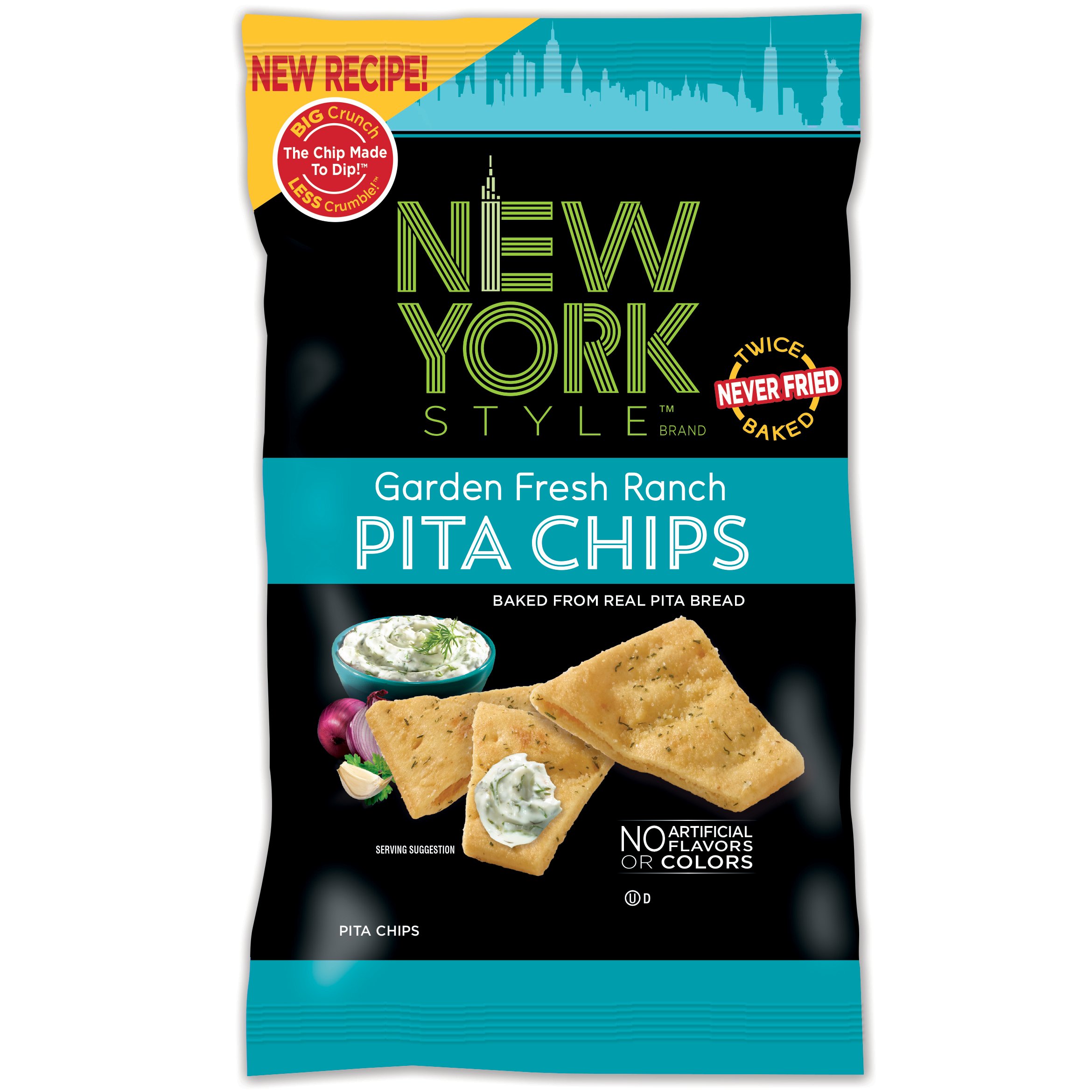 New York Style Garden Ranch Pita Chips Shop Chips at HEB