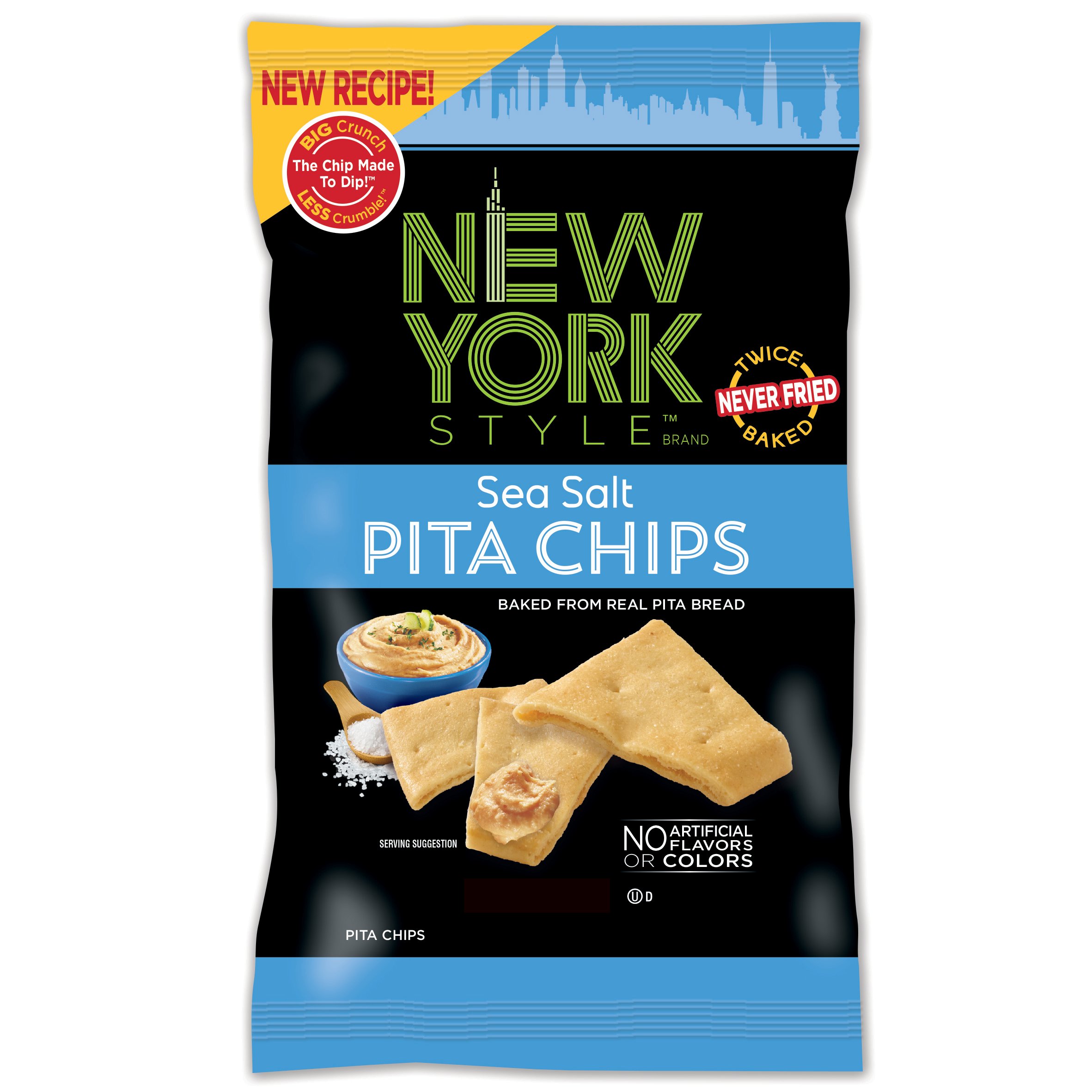 New York Style Sea Salt Pita Chips Shop Chips at HEB