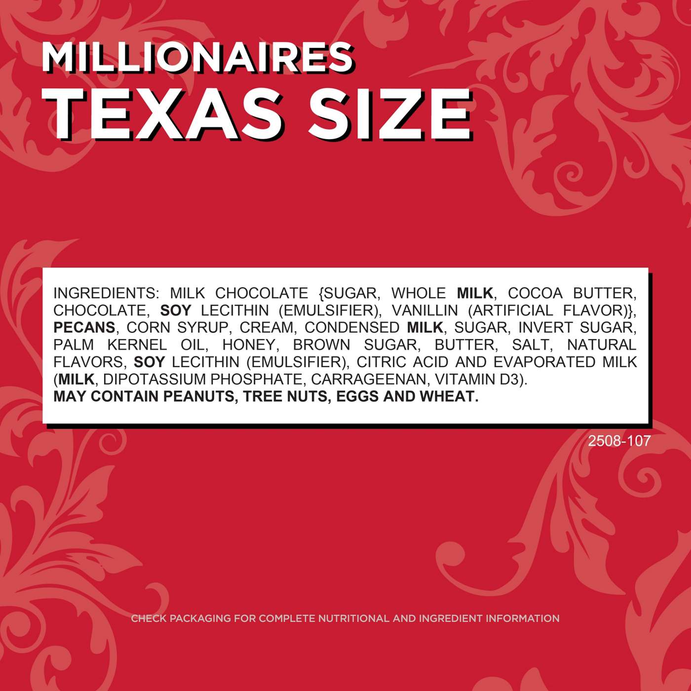 Pangburn's Millionaires Milk Chocolate Covered Pecans & Honey Caramel Big Bite; image 8 of 8