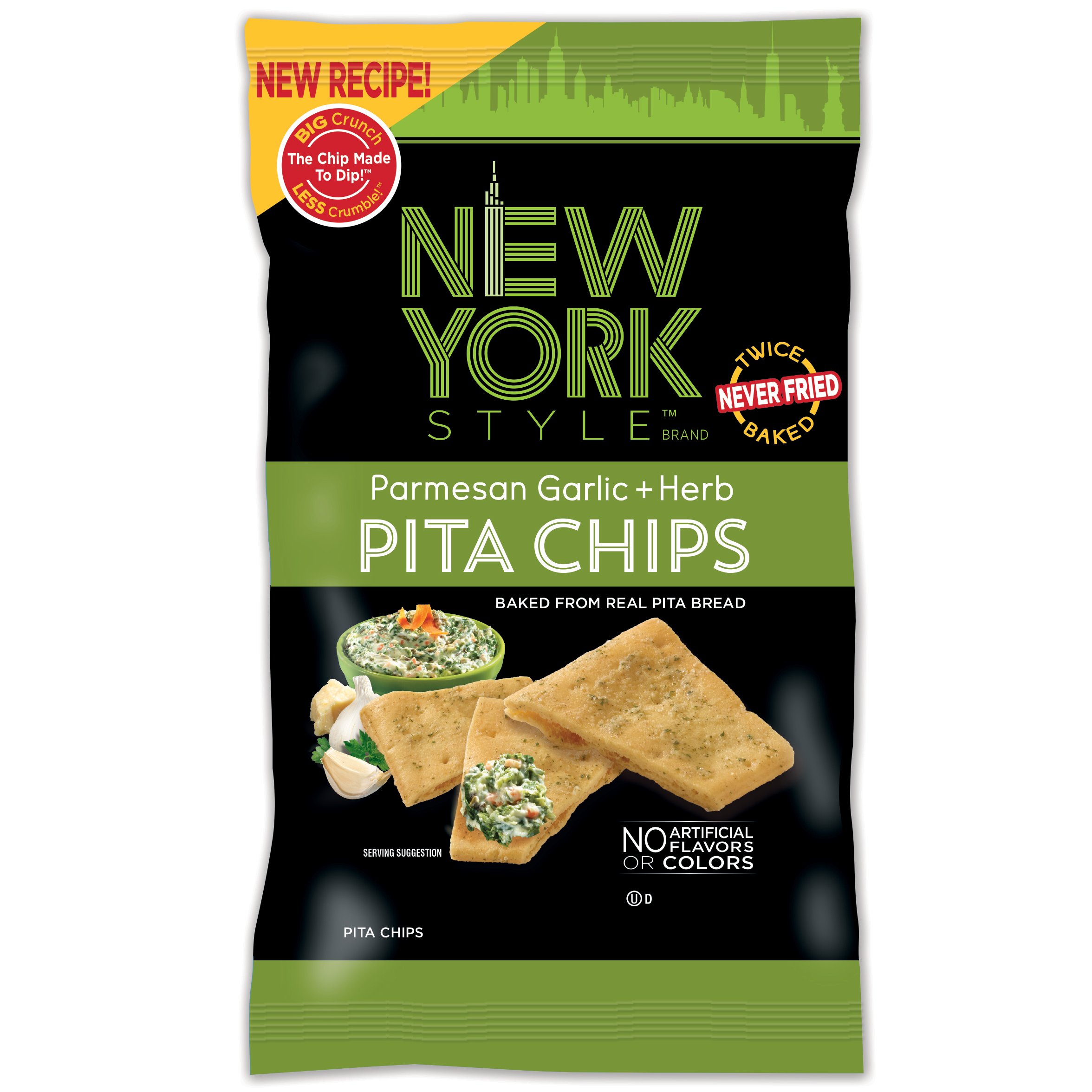 New York Style Parmesan Garlic Herb Pita Chips Shop Snacks & Candy at