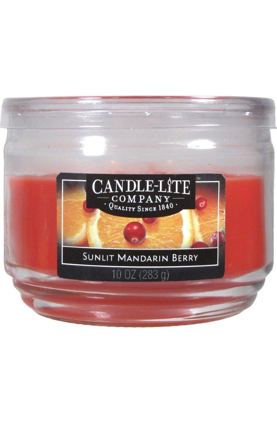 Candle-Lite Sunlit Mandarin Berry Scented  Wick Candle; image 1 of 2