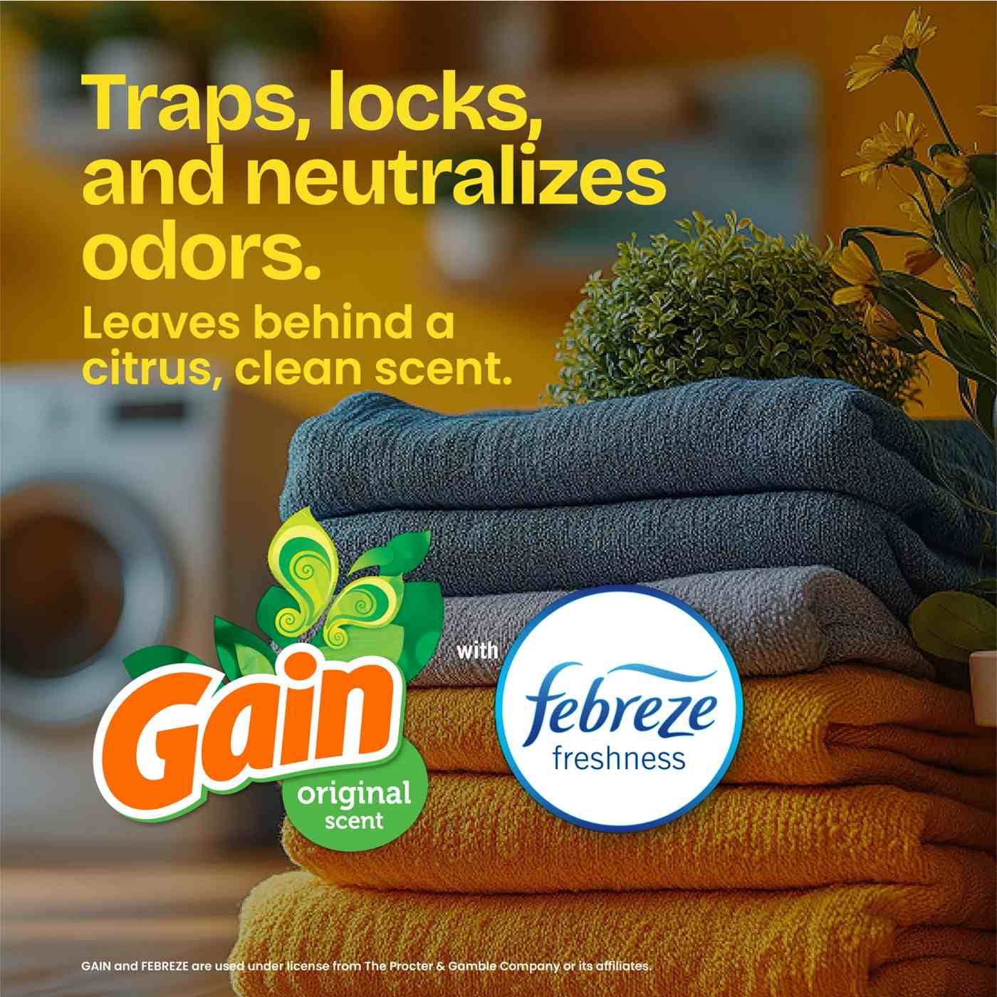Glad ForceFlex Tall Kitchen Drawstring Trash Bags, 13 Gallon - Gain Original Scent with Febreze Freshness; image 14 of 15