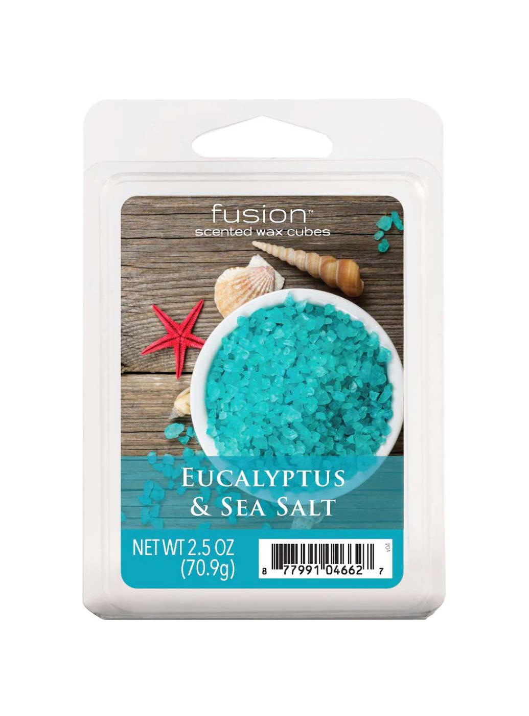 Fusion Eucalyptus & Sea Salt Scented Wax Melt Cubes; image 1 of 2