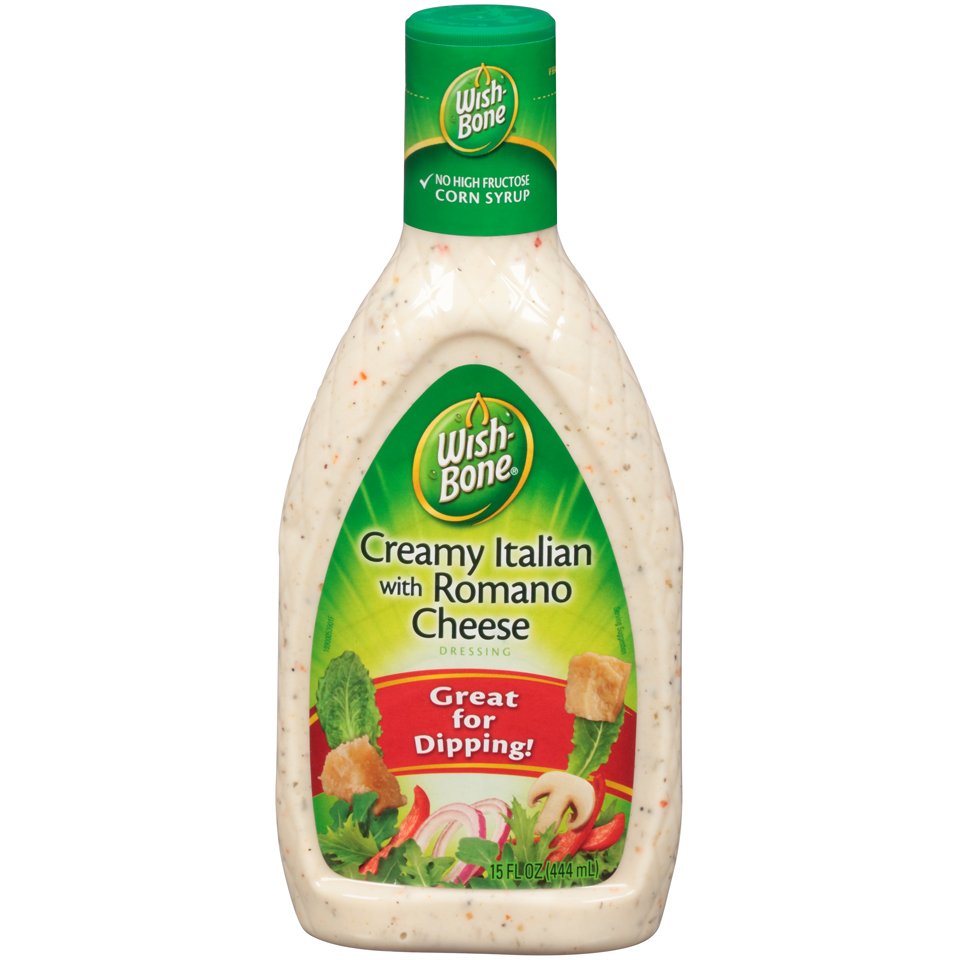 WishBone Creamy Italian With Romano Cheese Dressing Shop Salad