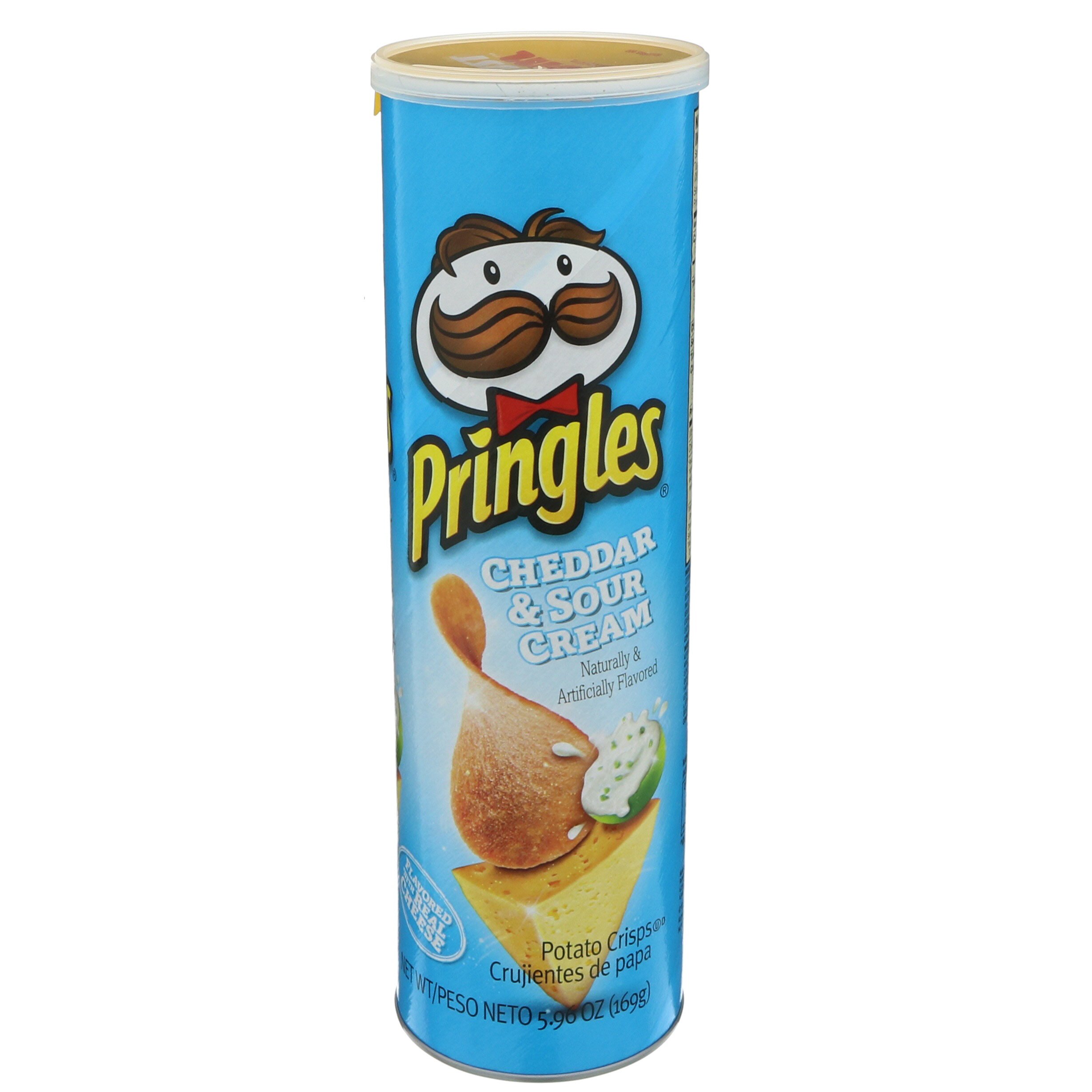 Pringles Cheez Ummms Potato Chips, Cheddar & Sour Cream - Shop Chips at ...