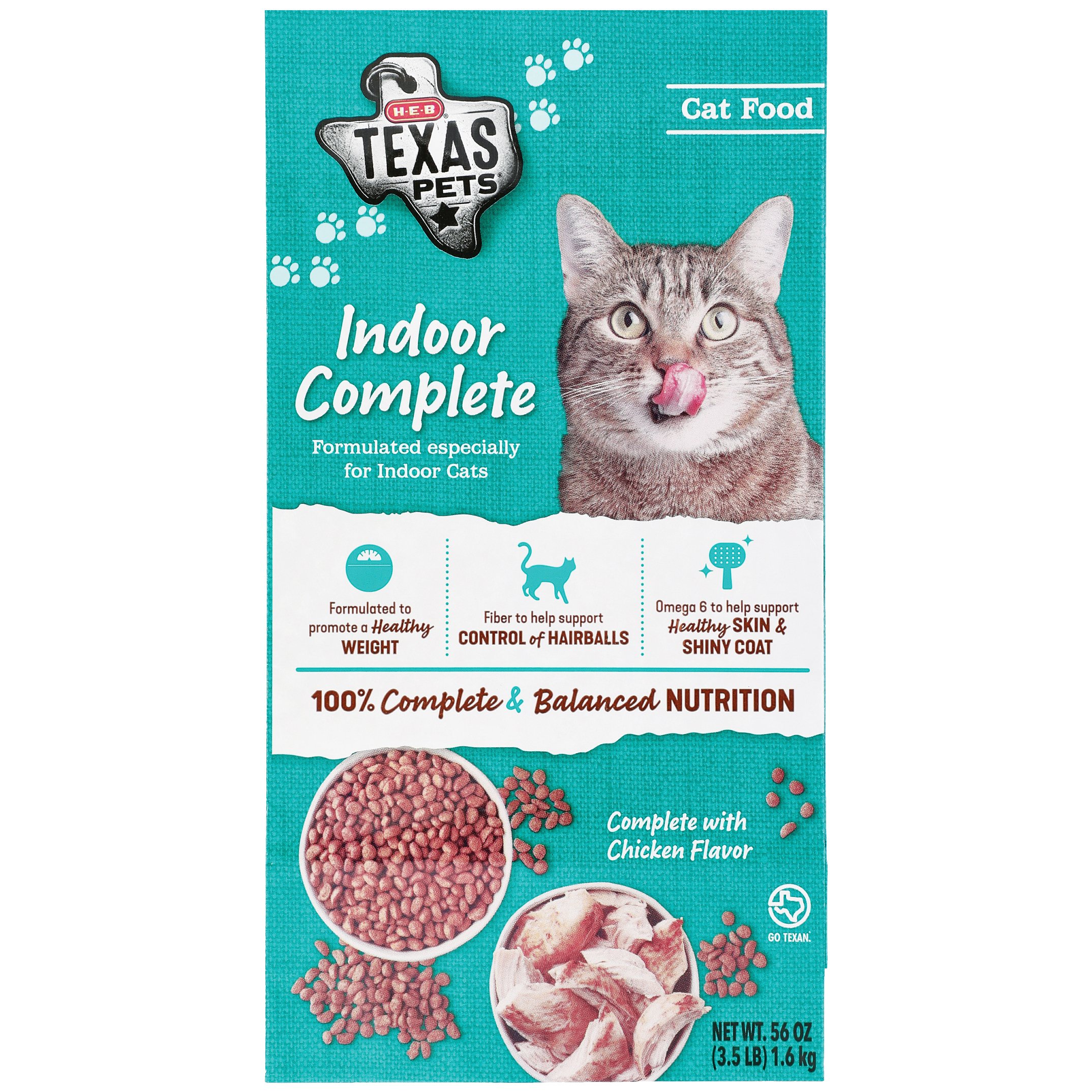 HEB Texas Pets Indoor Complete Formula Dry Cat Food Shop Cats at HEB