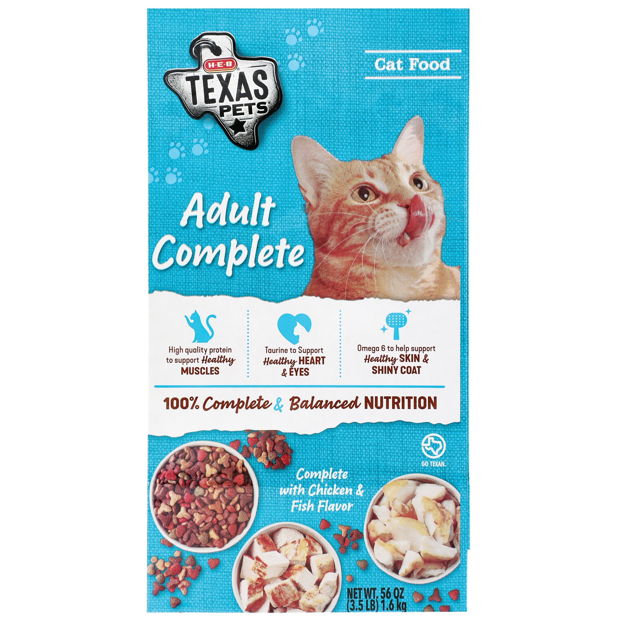 HEB Texas Pets Adult Complete Formula Dry Cat Food Shop Cats at HEB