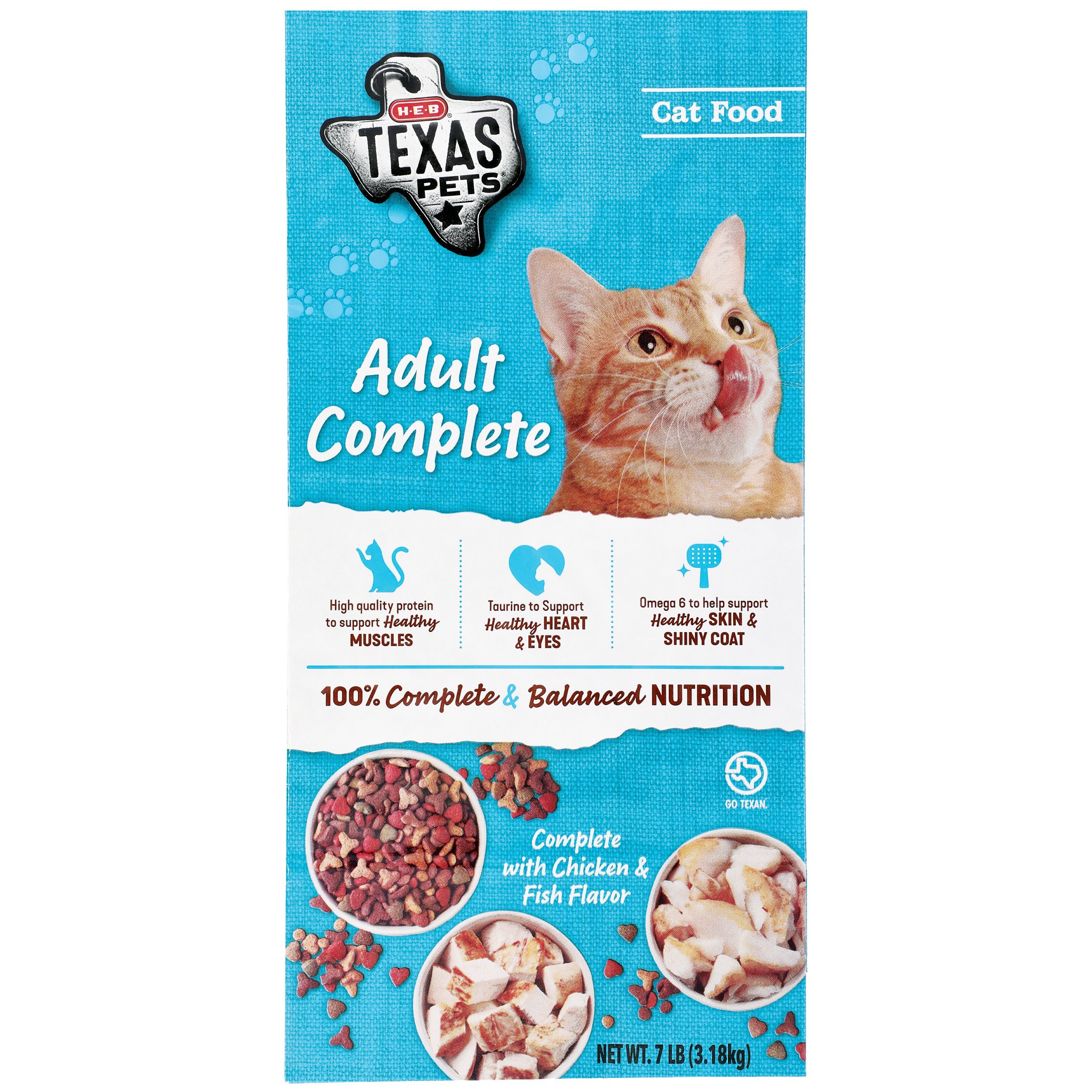 HEB Texas Pets Adult Complete Formula Dry Cat Food Shop Food at HEB
