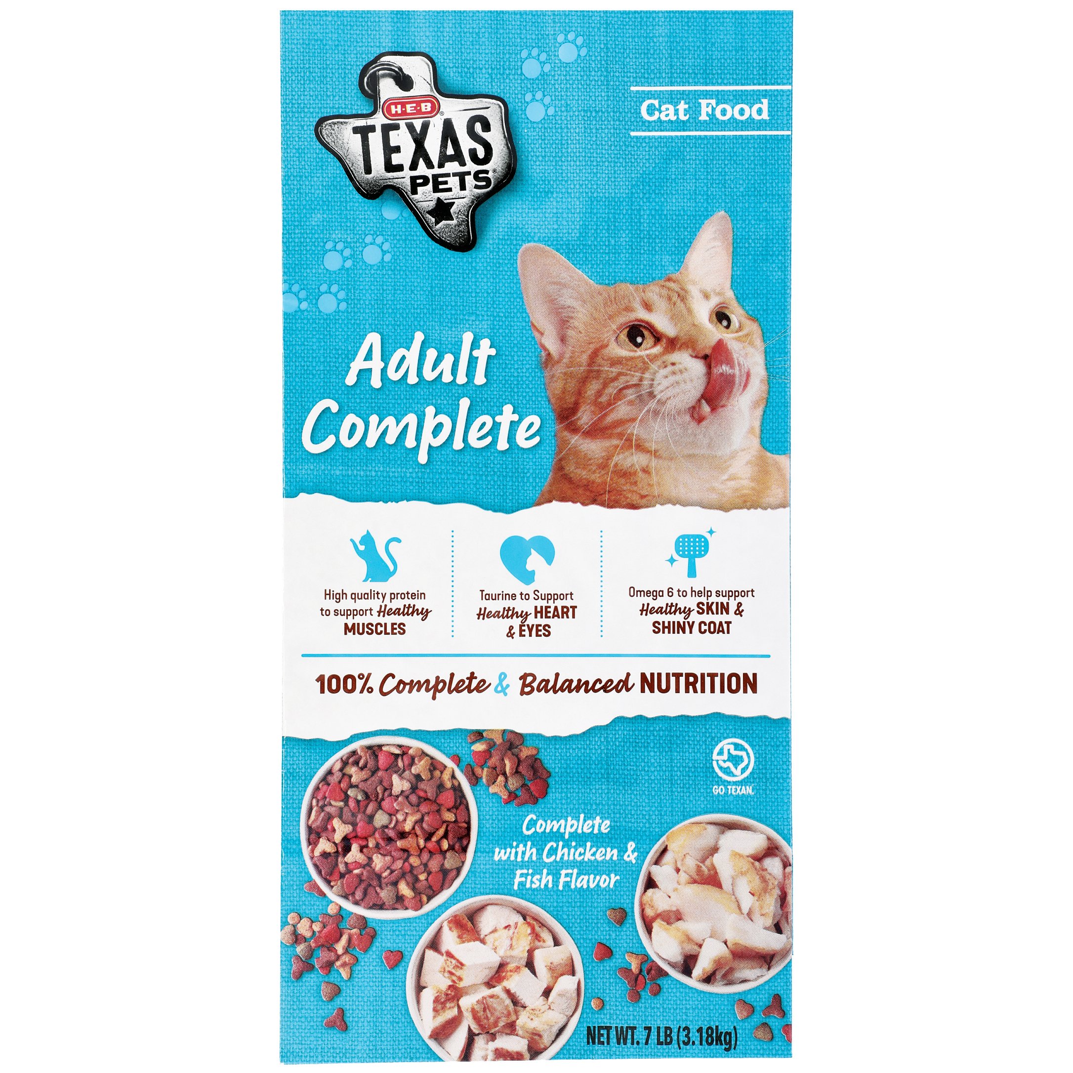 H E B Texas Pets Adult Complete Formula Dry Cat Food