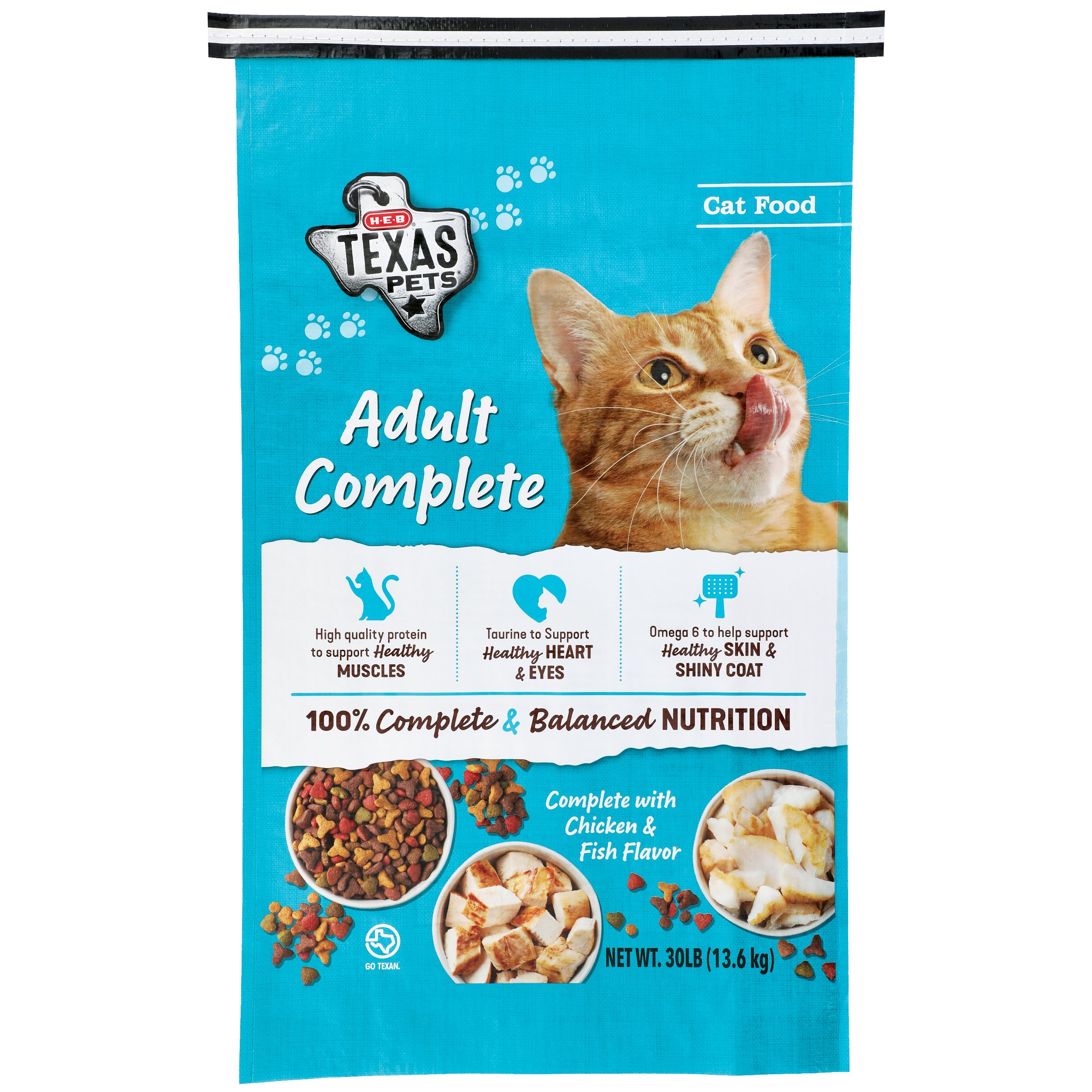 H-E-B Texas Pets Adult Complete Formula Dry Cat Food - Shop Cats at H-E-B