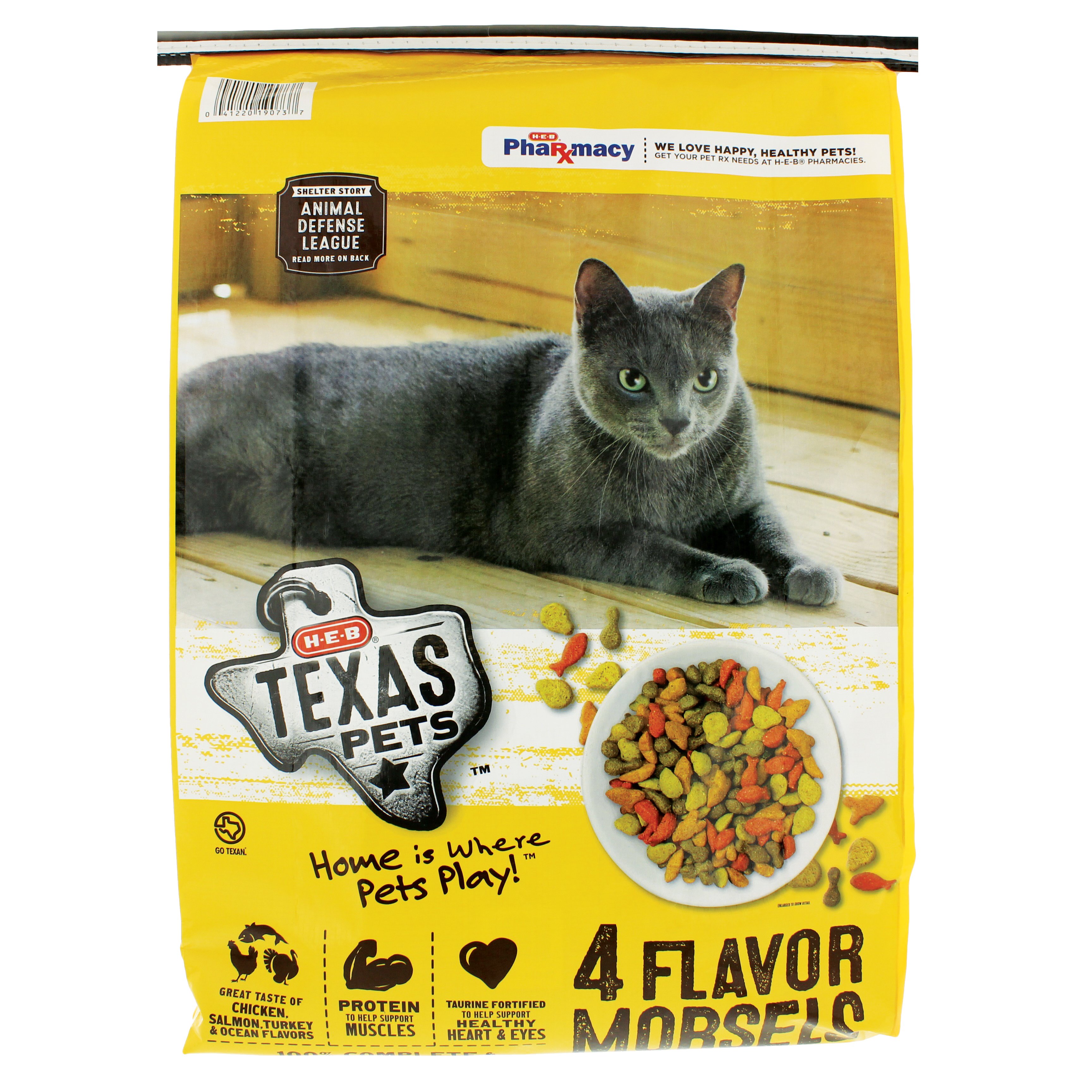 HEB Texas Pets 4 Flavor Morsels Dry Cat Food Shop Cats at HEB
