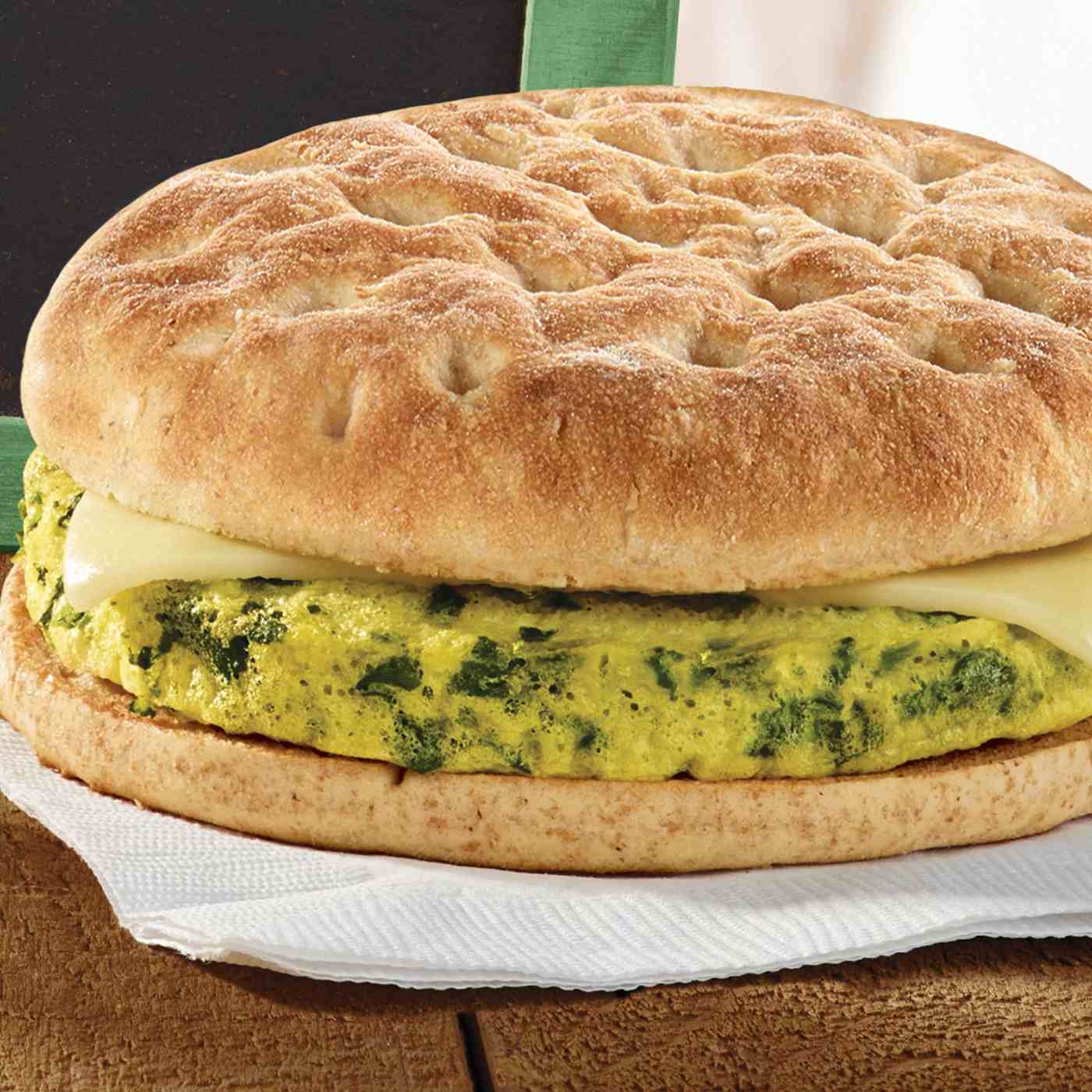 Kellogg's Special K Flatbread Breakfast Sandwiches Egg, Spinach, and Cheese Medley; image 3 of 6