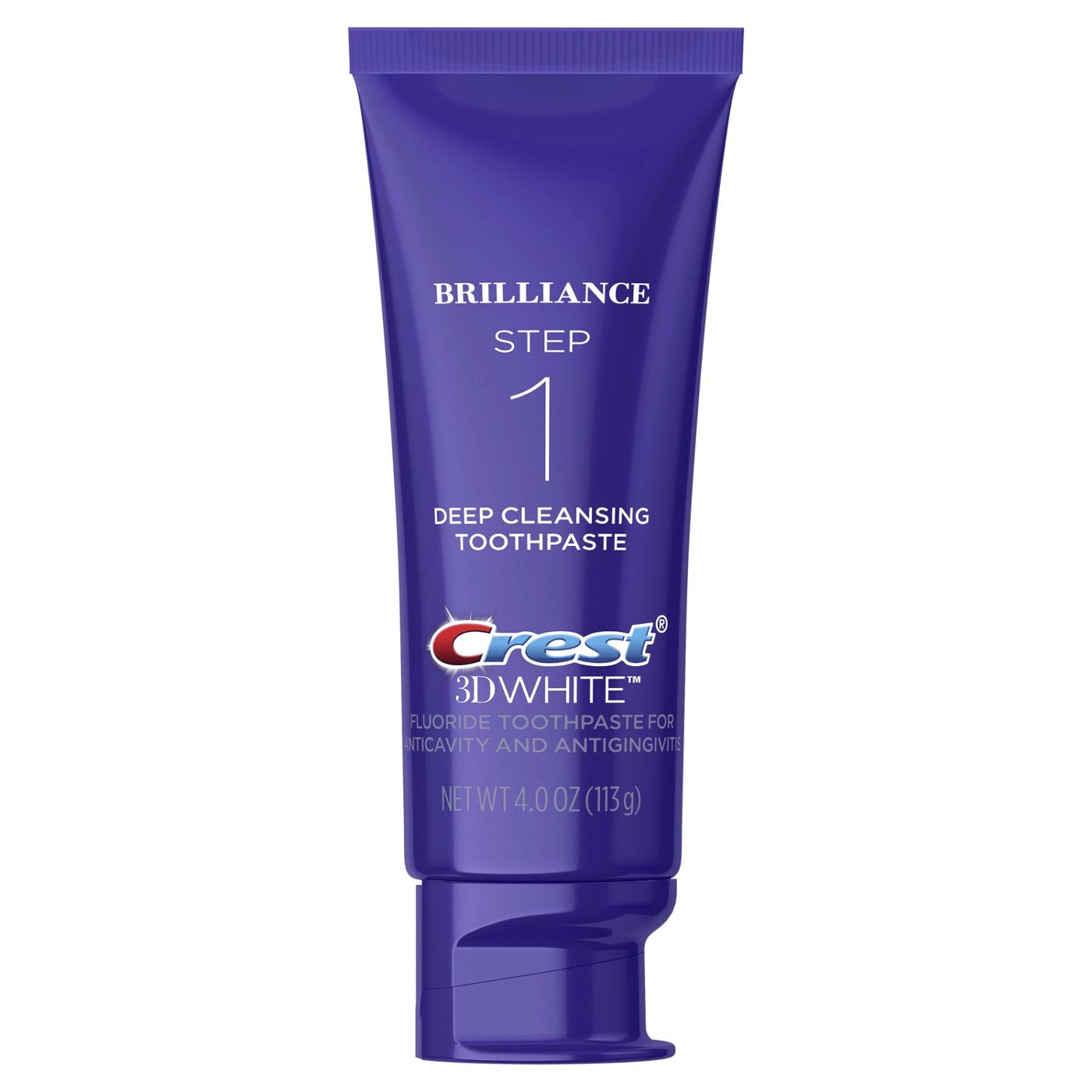 Crest 3D White Brilliance + Whitening Two-step Toothpaste; image 8 of 9
