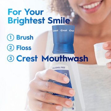 Crest Pro-Health Advanced Mouthwash, Alcohol Free, Extra Whitening, Energizing Mint Flavor, 32oz, 32 oz