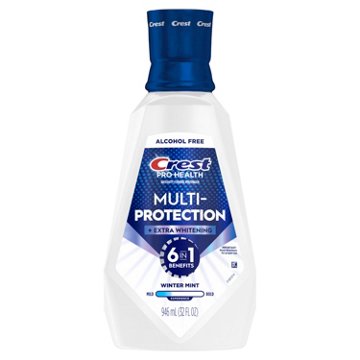Crest Pro-Health Advanced Mouthwash, Alcohol Free, Extra Whitening, Energizing Mint Flavor, 32oz, 32 oz