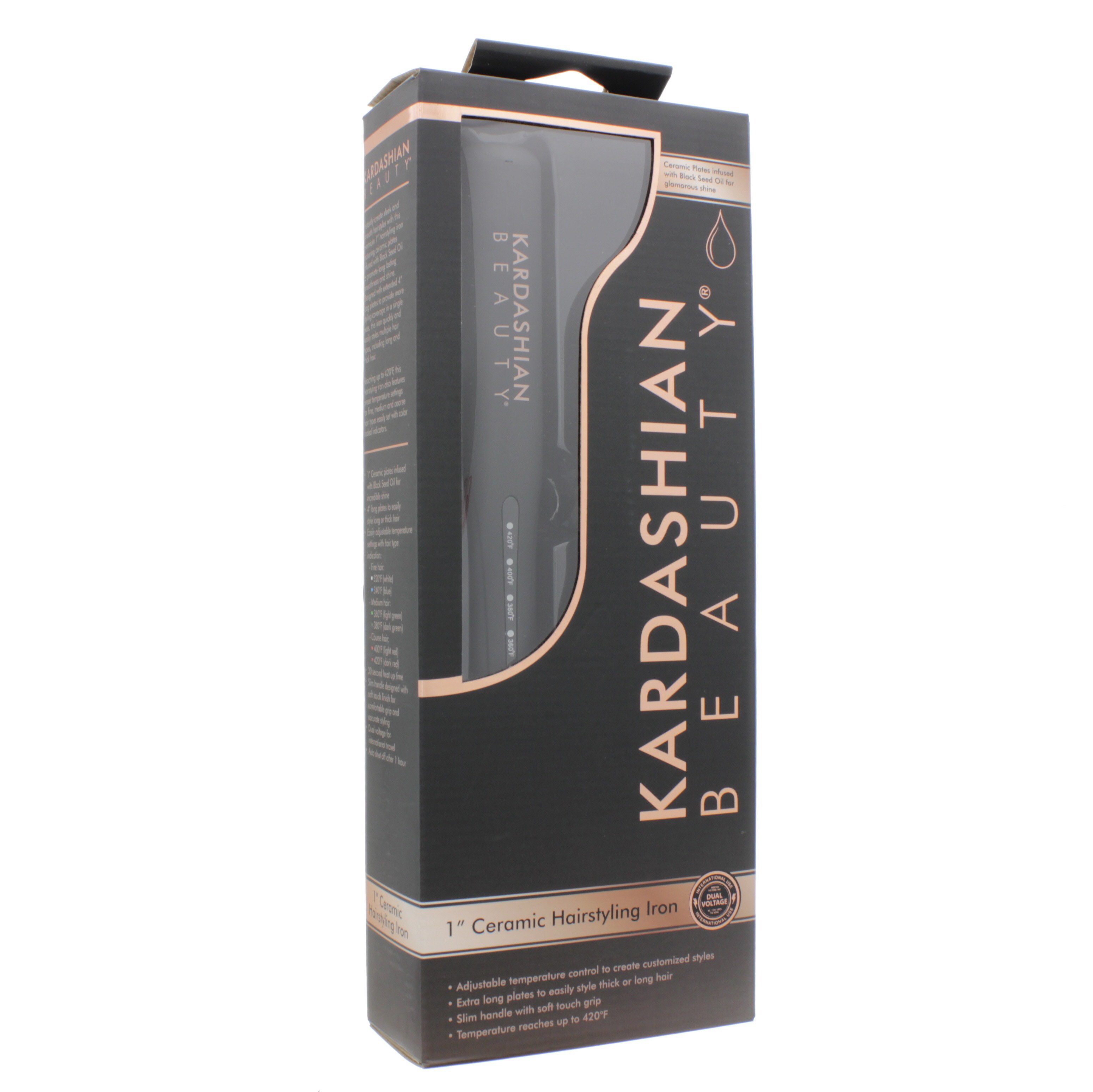 Kardashian beauty ceramic outlet flat iron 1 inch