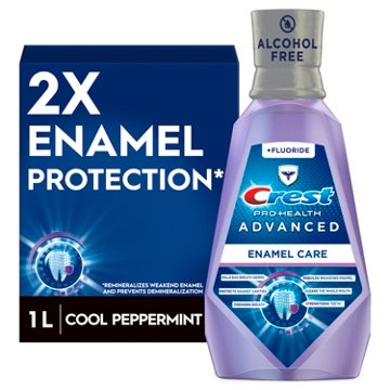 Crest Pro-Health Advanced Enamel Care Mouthwash, 33.8 oz