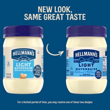 Hellmann's Light Mayonnaise, 15 oz