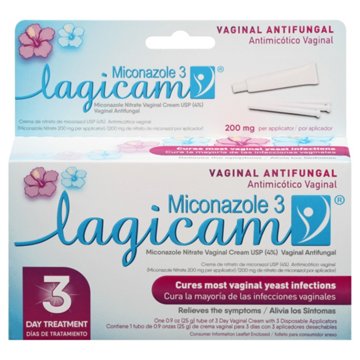 Lagicam 3 Day Vaginal Yeast Infection Treatment Cream, 3 ct