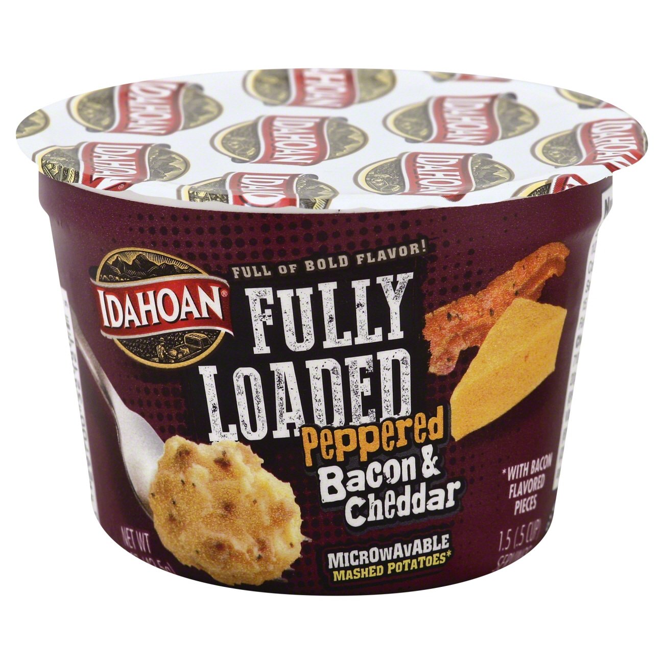 Idahoan Fully Loaded Peppered Bacon & Cheddar Mashed Potatoes Shop