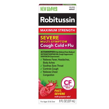 Robitussin Robitussin Severe MultiSymptom Cold Medicine, 8 fl oz