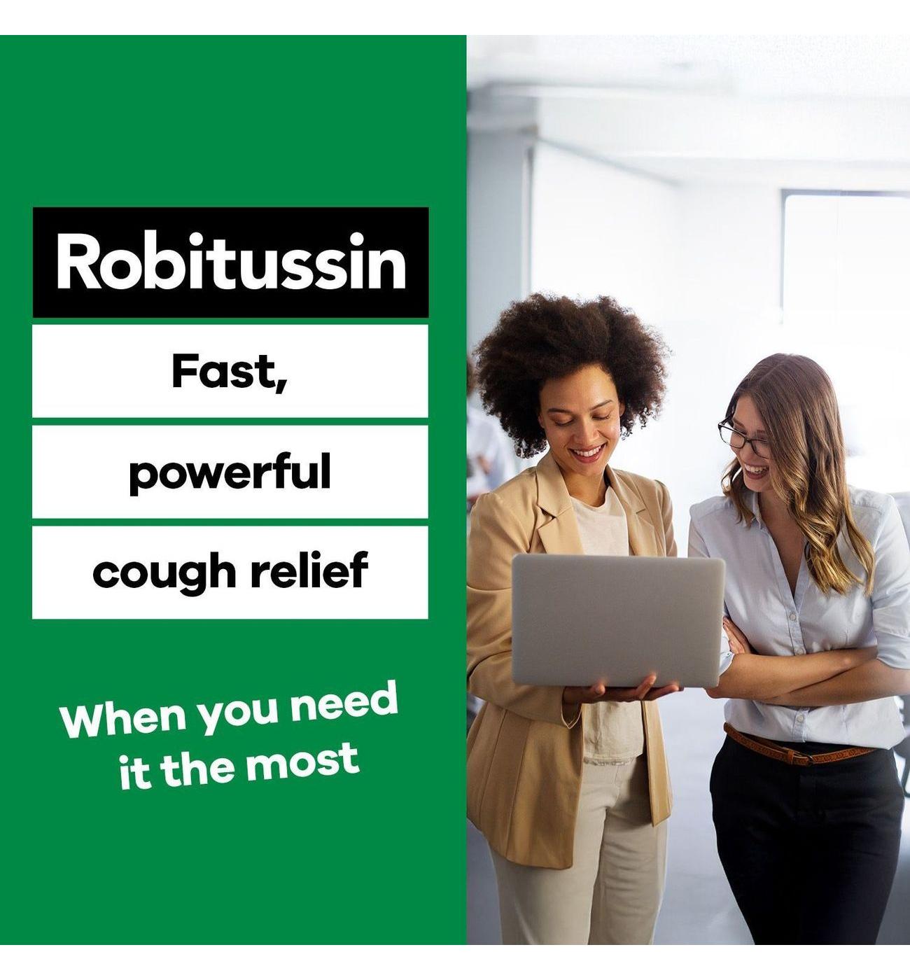 Robitussin Maximum Strength CF Max, Severe Multi-Symptom Daytime and Nighttime Relief from Cough, Cold, and Flu, Adult Formula; image 5 of 7