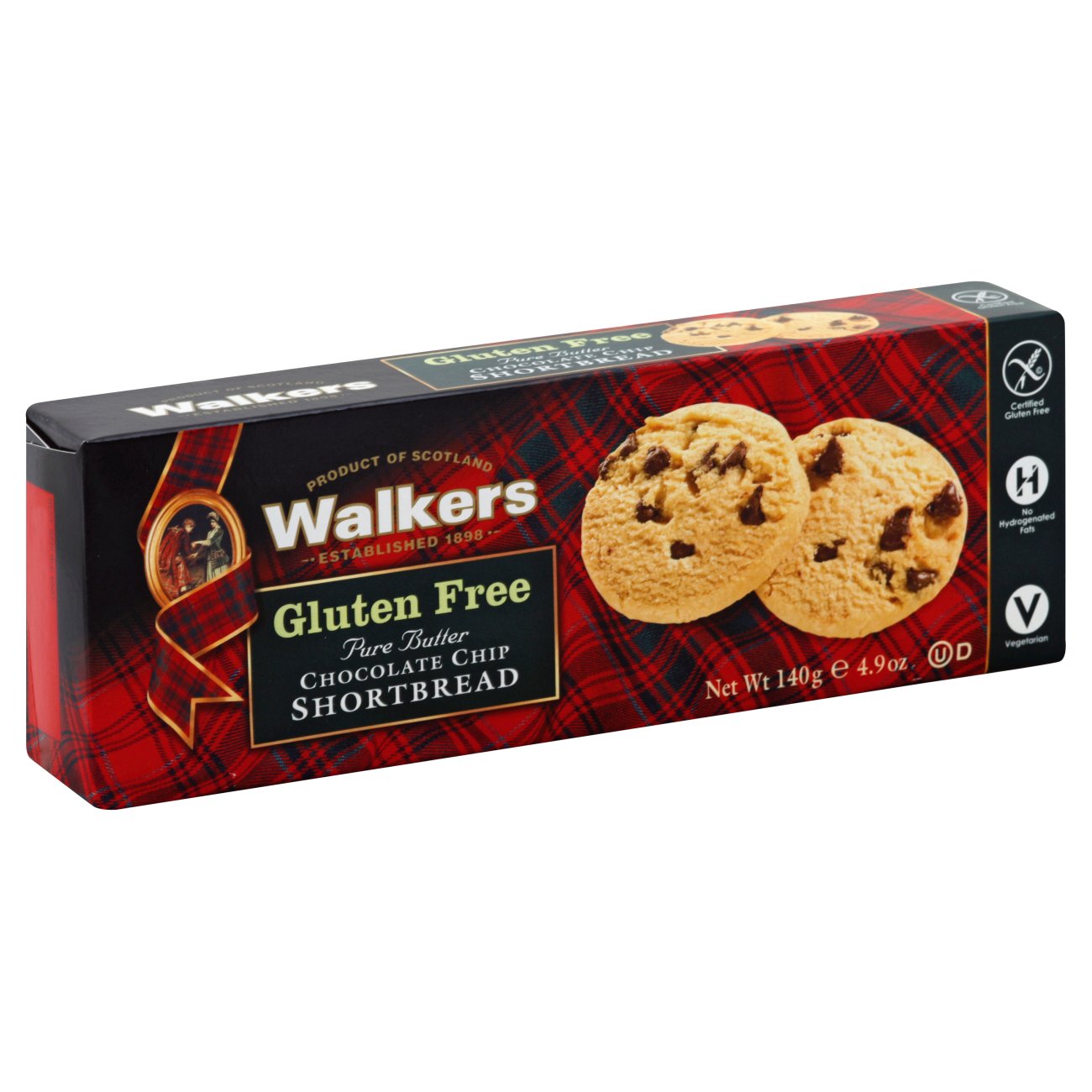 Walkers Gluten Free Chocolate Chip Shortbread Shop Cookies at HEB