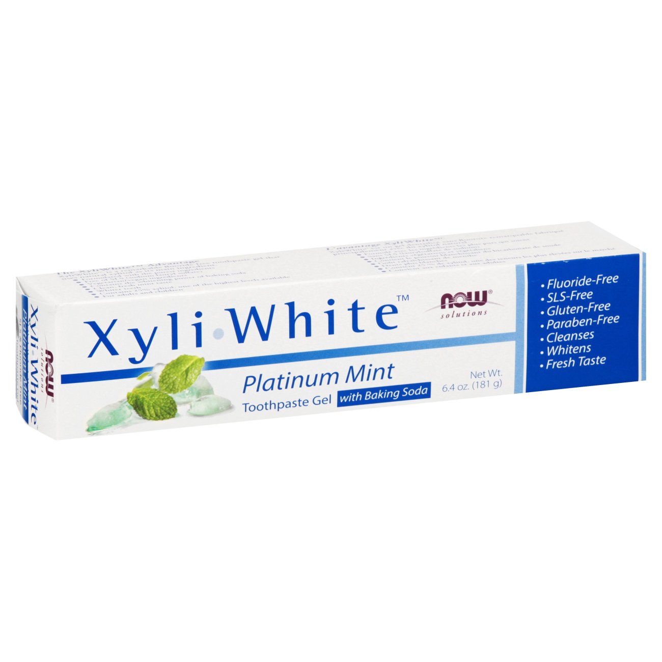 NOW Xyliwhite Platinum Mint Toothpaste Gel with Baking Soda Shop Toothpaste at HEB