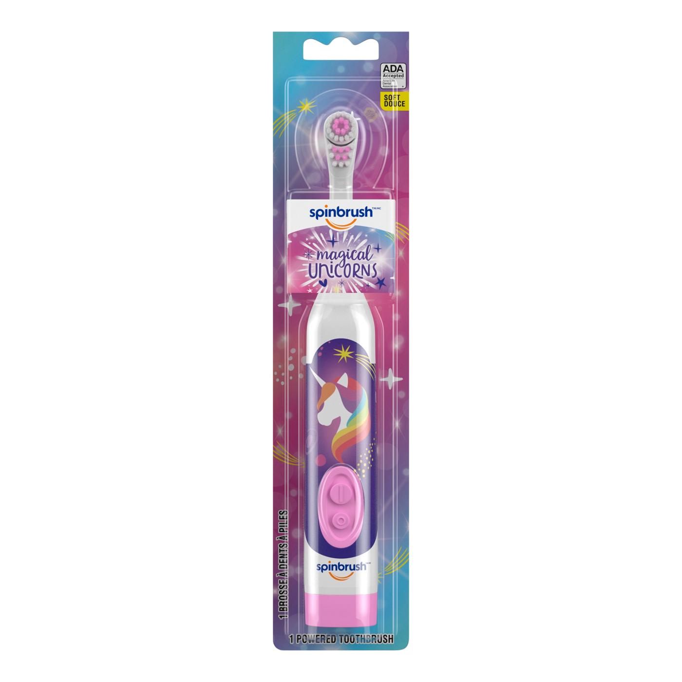 Spinbrush Kid's Magical Unicorns Powered Toothbrush -  Soft; image 1 of 2