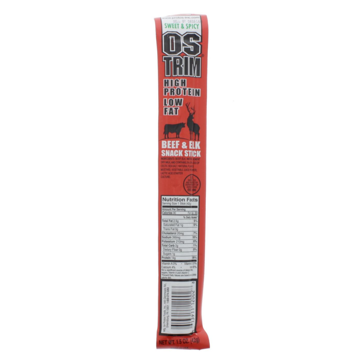 Ostrim Beef & Elk Snack Stick, Sweet & Spicy; image 1 of 3